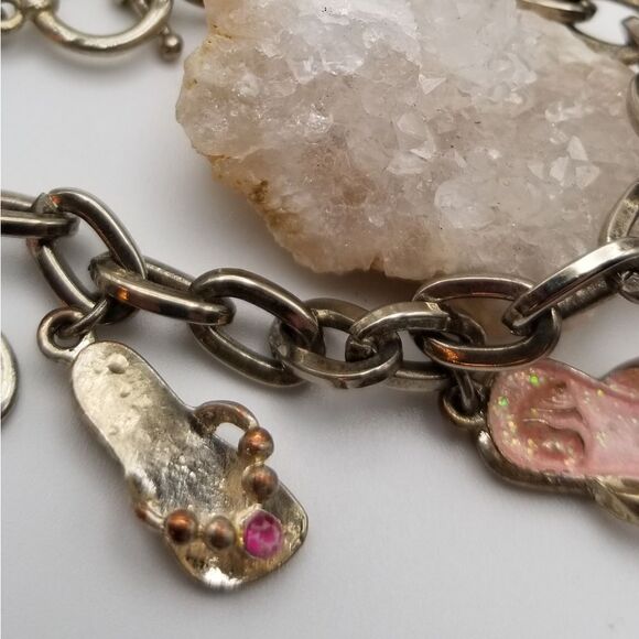 Flip flop summer dreams charm bracelet 🤩 H - Picture 2 of 3